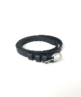 Simple real leather belt