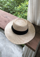 bow panama hat